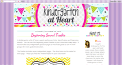 Desktop Screenshot of kindergartenatheart.blogspot.com