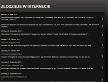 Tablet Screenshot of net-zlodzieje.blogspot.com