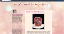 Desktop Screenshot of lindysbaysideconfections.blogspot.com