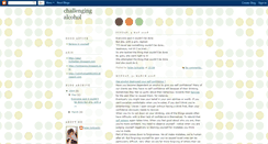 Desktop Screenshot of challengingalcohol.blogspot.com