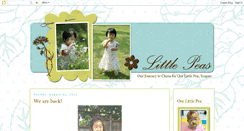 Desktop Screenshot of littlepeas-teagan.blogspot.com