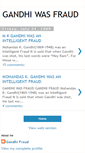 Mobile Screenshot of gandhiwasfraud.blogspot.com