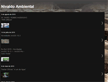 Tablet Screenshot of nivaldoambiental.blogspot.com