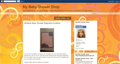 Desktop Screenshot of mybabyshowershop.blogspot.com