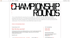 Desktop Screenshot of championshiproundsmma.blogspot.com