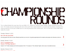Tablet Screenshot of championshiproundsmma.blogspot.com