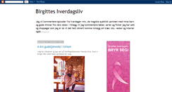 Desktop Screenshot of birgitteshverdagsliv.blogspot.com