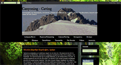 Desktop Screenshot of canyoning-caving.blogspot.com