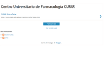 Tablet Screenshot of centro-universitario-de-farmacologia.blogspot.com