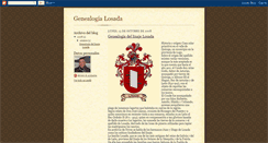 Desktop Screenshot of genealogialosada.blogspot.com