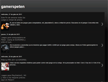 Tablet Screenshot of gamerspeten.blogspot.com