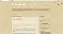 Desktop Screenshot of labiaplastydiary.blogspot.com