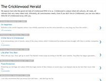 Tablet Screenshot of cricklewoodherald.blogspot.com