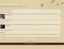 Tablet Screenshot of musicagaraje.blogspot.com