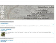 Tablet Screenshot of kitsunebonsai.blogspot.com