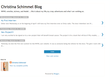 Tablet Screenshot of christinaschimmel.blogspot.com