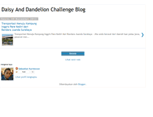 Tablet Screenshot of daisyanddandelionchallengeblog.blogspot.com