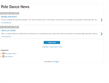 Tablet Screenshot of poledancenewsinterativo.blogspot.com