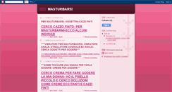 Desktop Screenshot of masturbarsi.blogspot.com