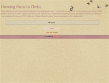 Tablet Screenshot of growingpainsinchrist.blogspot.com