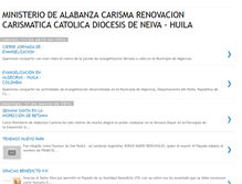 Tablet Screenshot of ministeriocarisma.blogspot.com