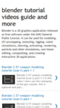 Mobile Screenshot of blendertip.blogspot.com