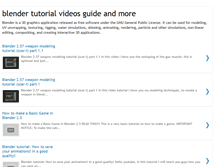 Tablet Screenshot of blendertip.blogspot.com