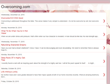 Tablet Screenshot of overcoming-blog.blogspot.com