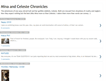 Tablet Screenshot of minacelestechronicles.blogspot.com