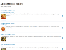 Tablet Screenshot of mexicanricerecipe.blogspot.com