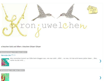 Tablet Screenshot of kronjuwelchen.blogspot.com