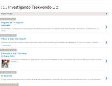 Tablet Screenshot of investigandotkd.blogspot.com