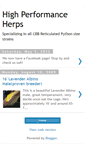 Mobile Screenshot of highperformanceherps.blogspot.com