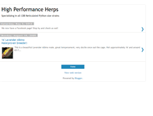 Tablet Screenshot of highperformanceherps.blogspot.com