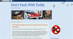 Desktop Screenshot of dontfuckwithteddy.blogspot.com