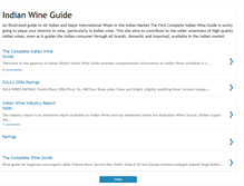 Tablet Screenshot of indianwineguide.blogspot.com