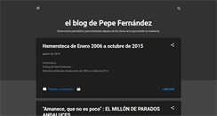 Desktop Screenshot of pepefernandez.blogspot.com