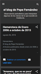 Mobile Screenshot of pepefernandez.blogspot.com