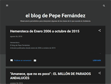 Tablet Screenshot of pepefernandez.blogspot.com