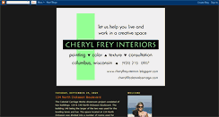 Desktop Screenshot of cherylfreyinteriors.blogspot.com