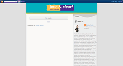 Desktop Screenshot of loudandclearuk.blogspot.com