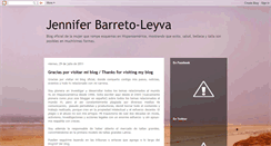 Desktop Screenshot of jenniferbarretoleyva.blogspot.com