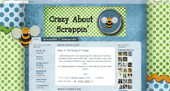 Desktop Screenshot of crazyaboutscrapin.blogspot.com