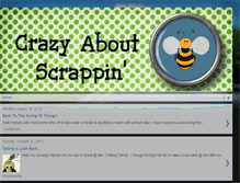 Tablet Screenshot of crazyaboutscrapin.blogspot.com