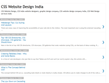 Tablet Screenshot of cssdesignindia.blogspot.com