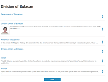 Tablet Screenshot of deped-bulacan.blogspot.com