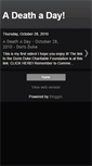 Mobile Screenshot of adeathaday.blogspot.com