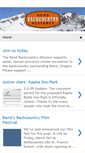 Mobile Screenshot of bendbackcountry.blogspot.com