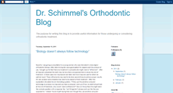 Desktop Screenshot of drschimmelsorthodonticblog.blogspot.com