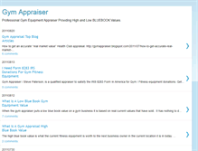 Tablet Screenshot of gymappraiser.blogspot.com